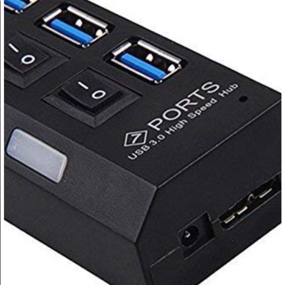 BOGO SALE (2) USB 3.0 seven port Hub for the price of one. - Picture 3 of 4
